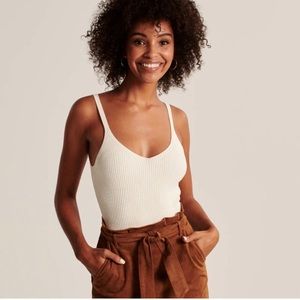 Abercrombie & Fitch sweater-knit bodysuit size S